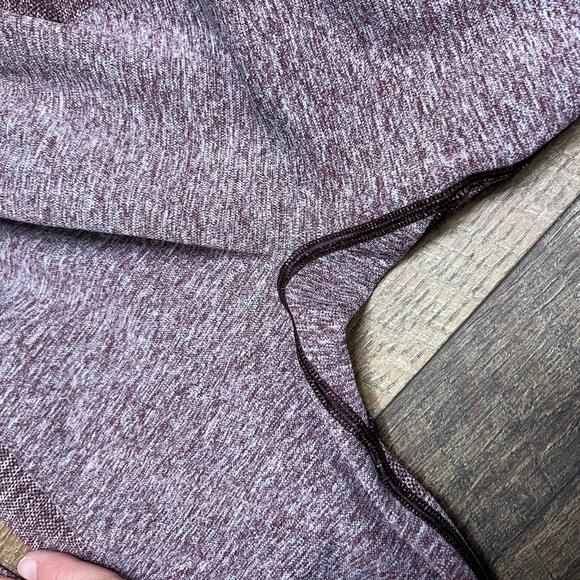 Gymshark heathered Maroon seamless Leggings size xxs/xs - Picture 5 of 9